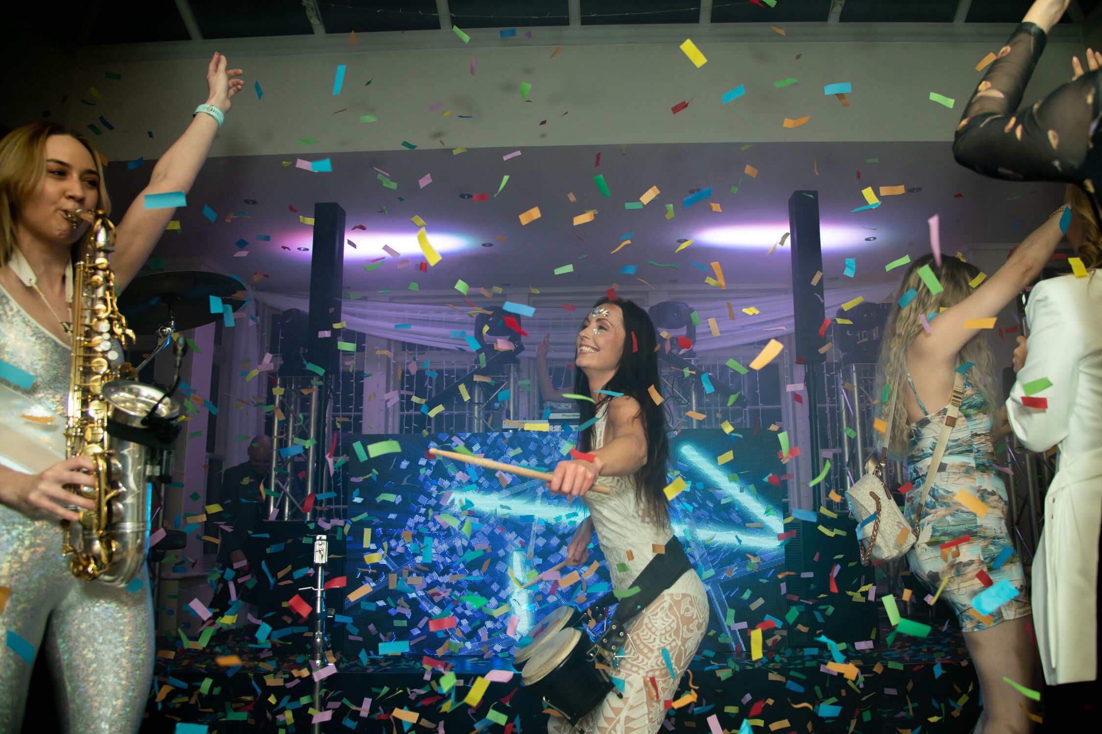 Electric Confetti Cannons