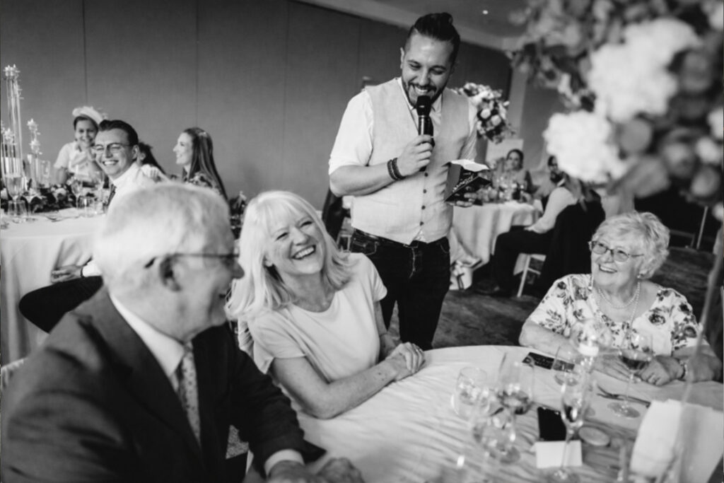 Tom King Wedding Hosting at Crow Wood Hotel & Spa